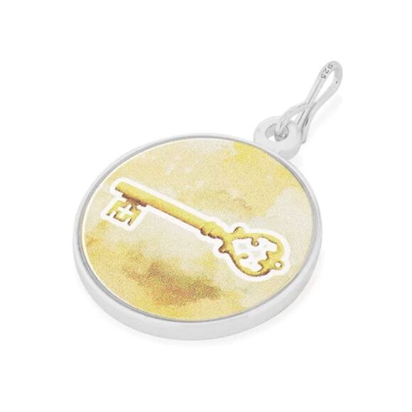 Alex and Ani 
Skeleton Key Chain Station Charm - Picture 1 of 6